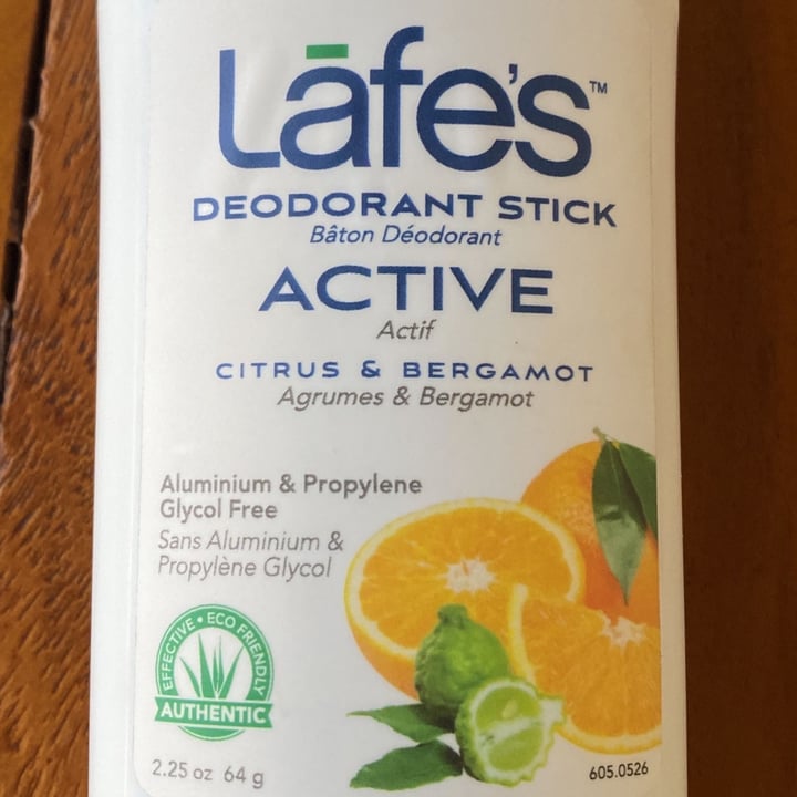 review photo of Lafes Deodorant Stick shared by @renatof on 22 Apr 2022 - review