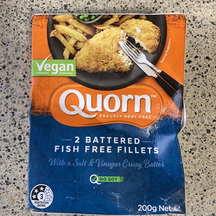 photo of Quorn 2 Battered Fish Free Fillets shared by @rinny1 on  27 Jan 2021 - review