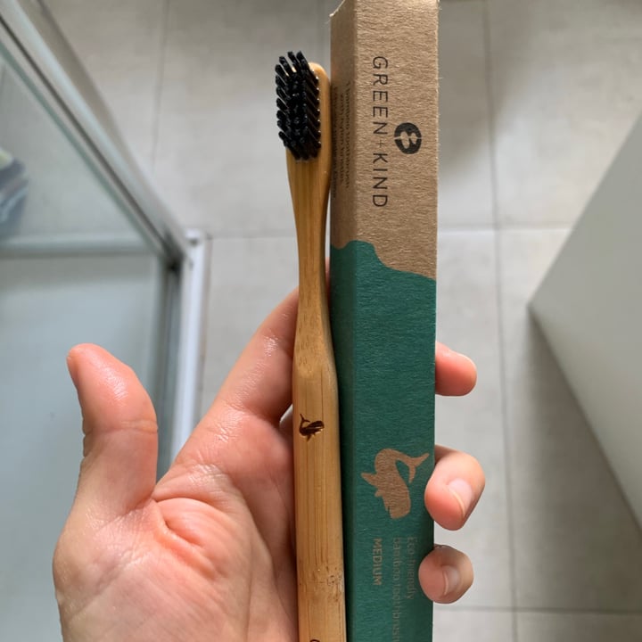 photo of Green+kind Bamboo Toothbrush Medium shared by @cecicasillastin on  24 Jul 2020 - review