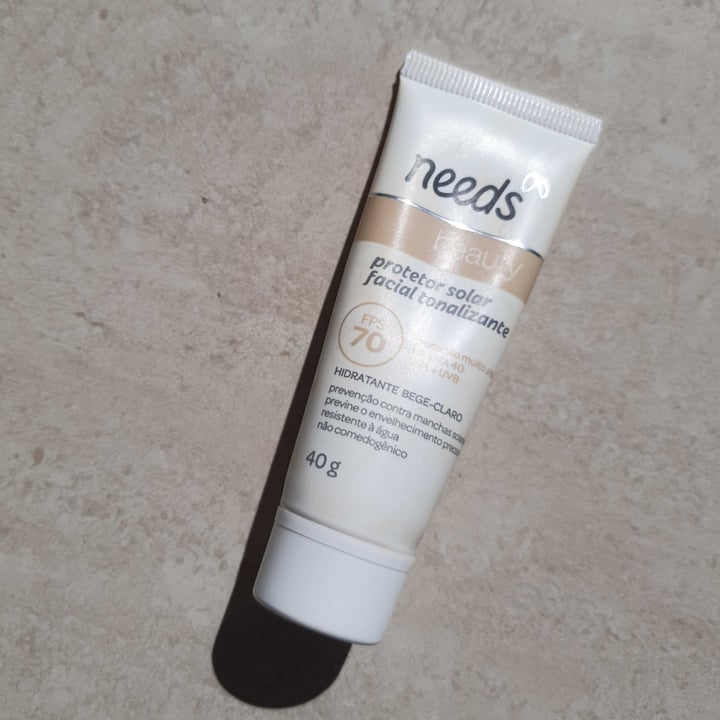 review photo of Vegan by Needs Sunscreen/ Protetor Solar Facial tonalizante shared by @abvalentim on 10 Jul 2021 - review