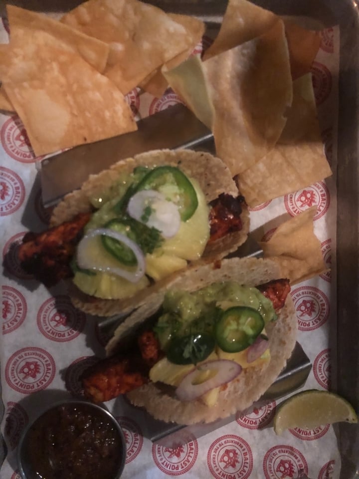 review photo of Ballast Point Brewing Little Italy Tempeh Al Pastor Tacos shared by @larcilou on 30 Nov 2019 - review