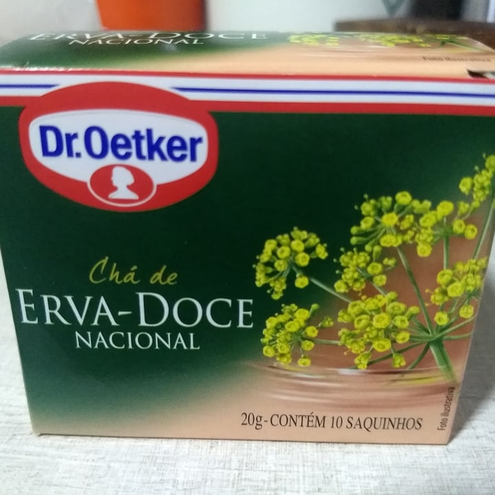 photo of Dr. Oetker Chá de erva doce shared by @vanessamaiolini on  26 Apr 2022 - review