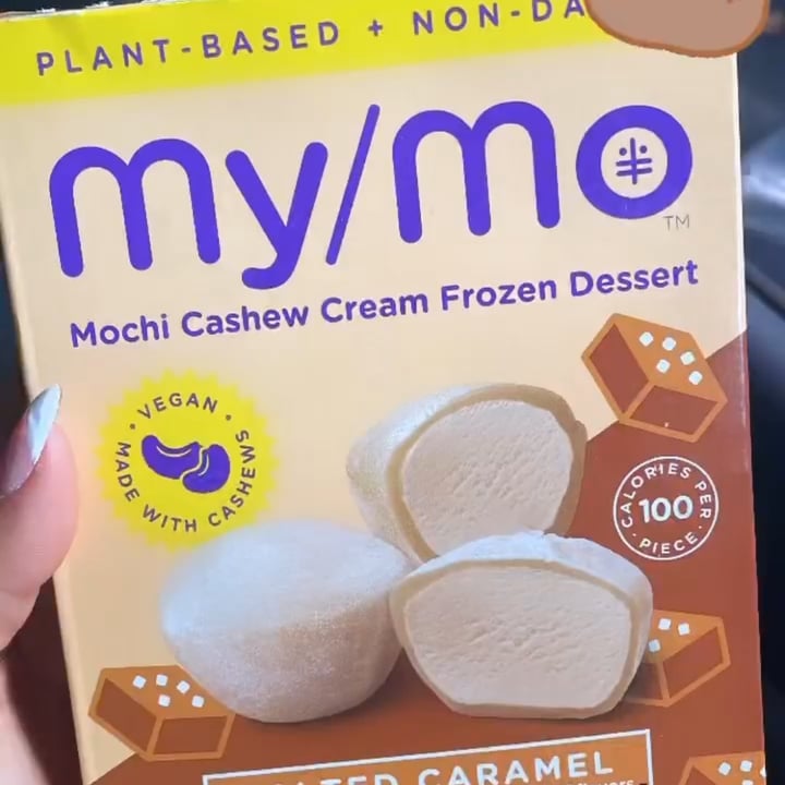 photo of My/Mo Mochi Cashew Cream Frozen Dessert Salted Caramel shared by @veggietico on  08 Aug 2022 - review