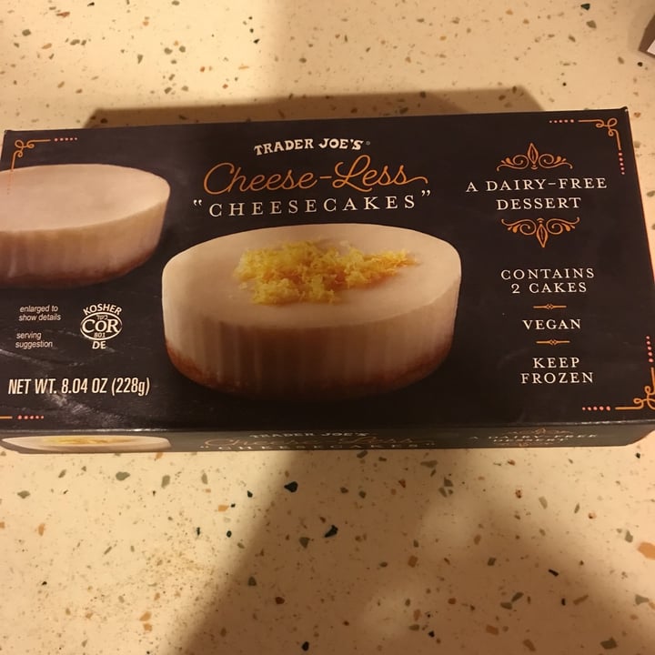 photo of Trader Joe's Cheese-Less Cheesecake shared by @gcalligy1 on  17 Aug 2020 - review