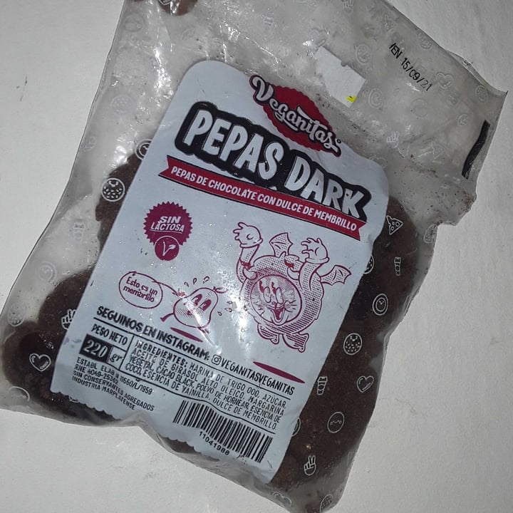 photo of Veganitas Pepas Dark shared by @kumentun on  05 Jul 2021 - review