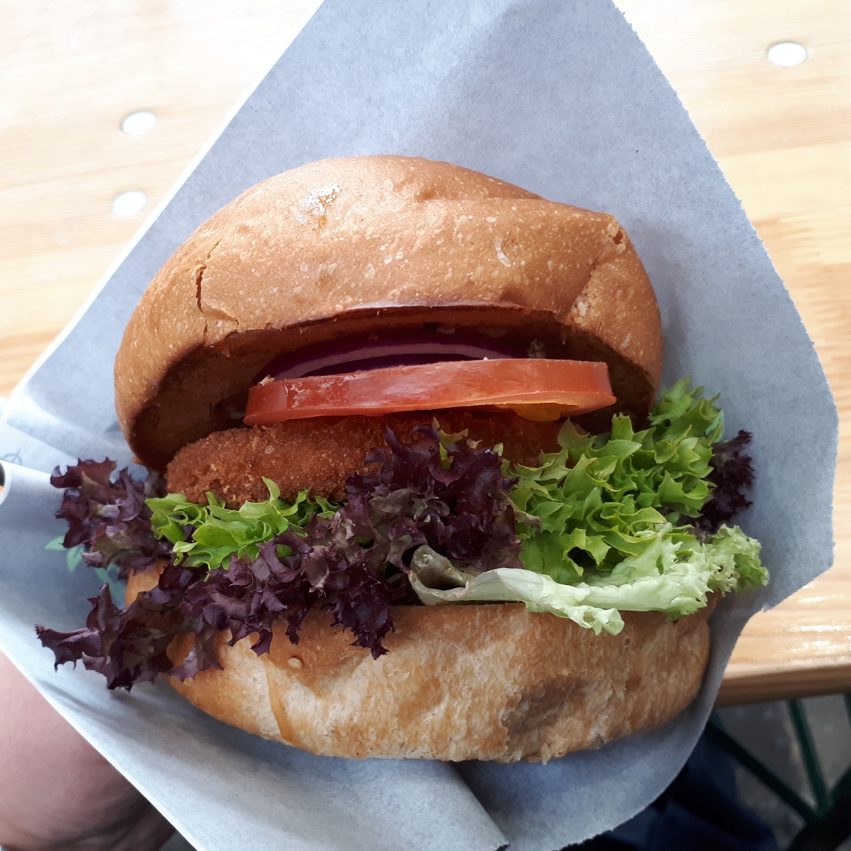 Veggiewerk Chicken Style Burger Reviews abillion