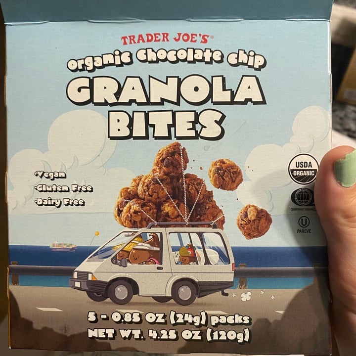 review photo of Trader Joe's Organic Chocolate Chip Granola Bites shared by @miamia12 on 09 Sep 2021 - review