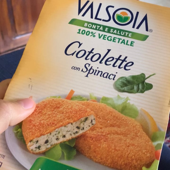 photo of Valsoia Cotolette con spinaci shared by @giank17 on  24 Apr 2021 - review