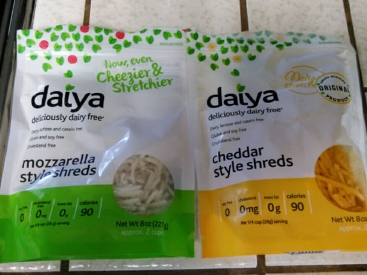 photo of Daiya Mozzarella Style Shreds shared by @elementalv on  27 Dec 2019 - review