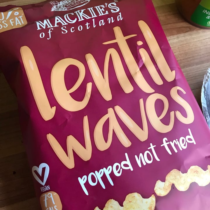 photo of Mackie's of Scotland BBQ Lentil waves shared by @einsteinmcallister on  25 Apr 2021 - review