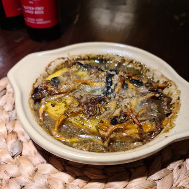 Foto del piatto “Polenta Casera Con Setas”