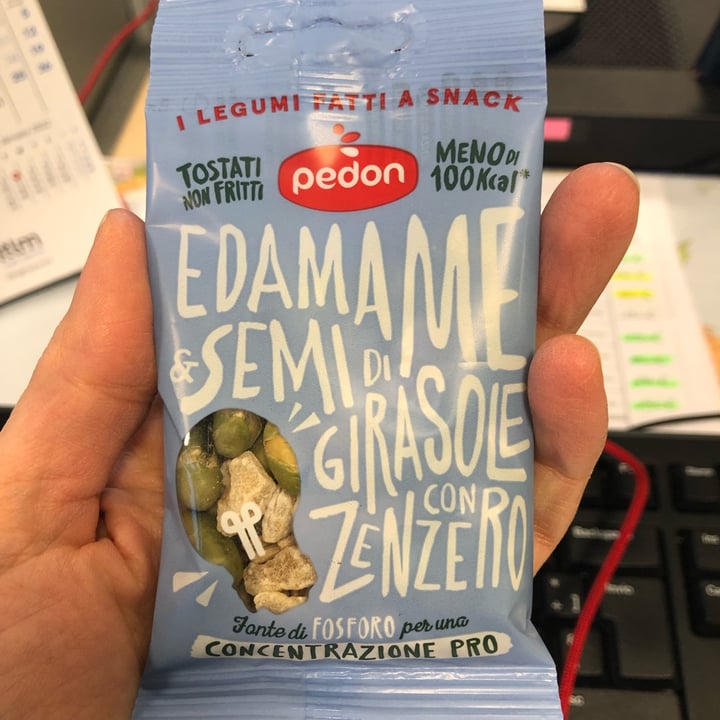 photo of Pedon Edamame e semi di girasole con zenzero shared by @eloelo27 on  16 Dec 2021 - review