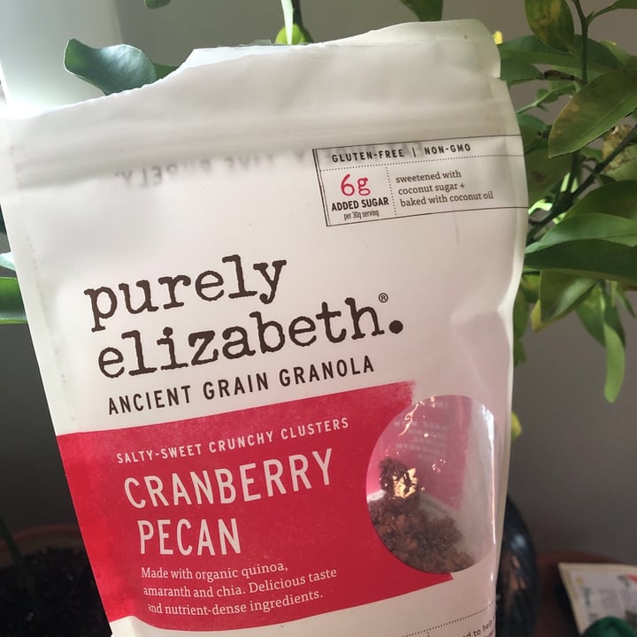 Purely Elizabeth Cranberry Pecan Granola Clusters Review abillion