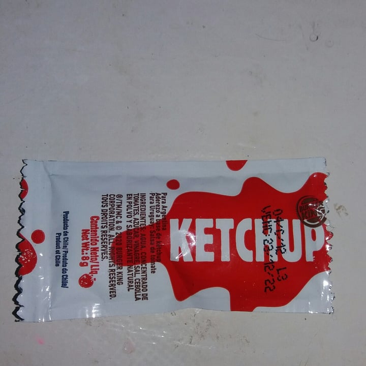 photo of Burger King ketchup shared by @evan123 on  18 Jun 2022 - review