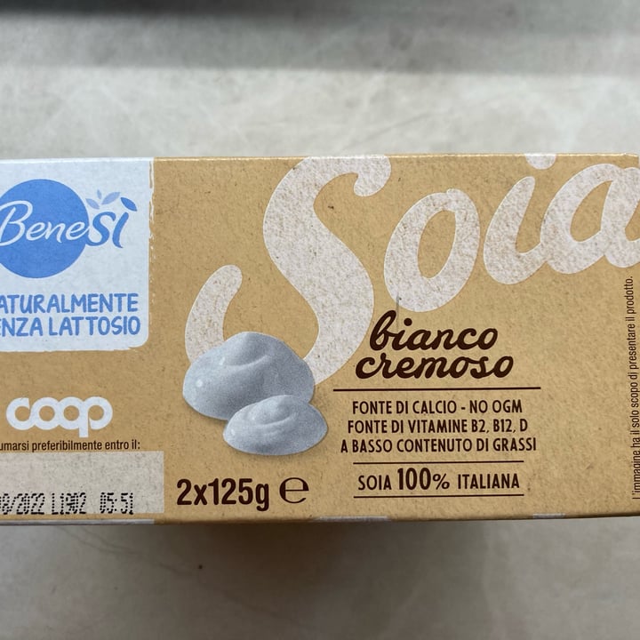 review photo of Bene.Si coop yogurt alla soia shared by @frabenz on 26 Jul 2022 - review