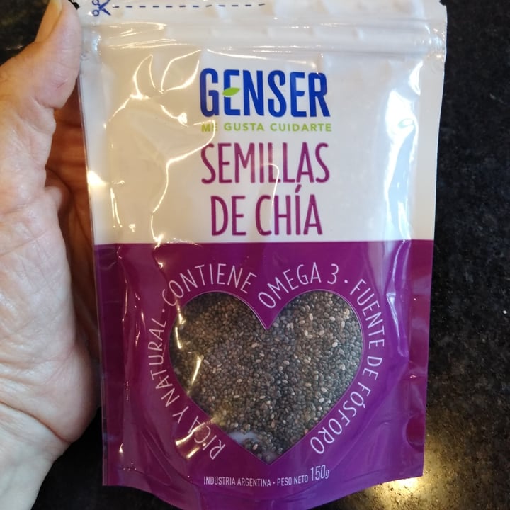 photo of Genser Semillas de chia shared by @vegmar on  20 Nov 2020 - review