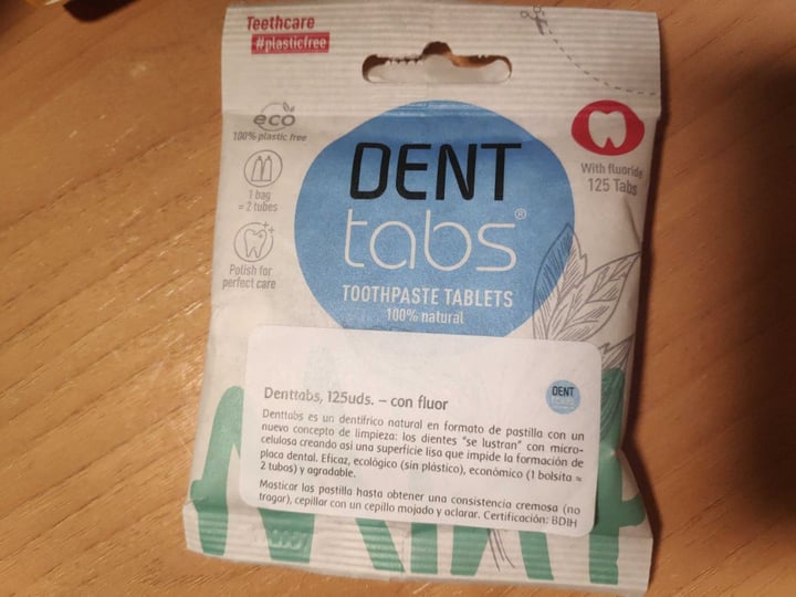 review photo of DENTTABS Pastillas de Dentrífico Sólido shared by @martarg93 on 22 Apr 2020 - review