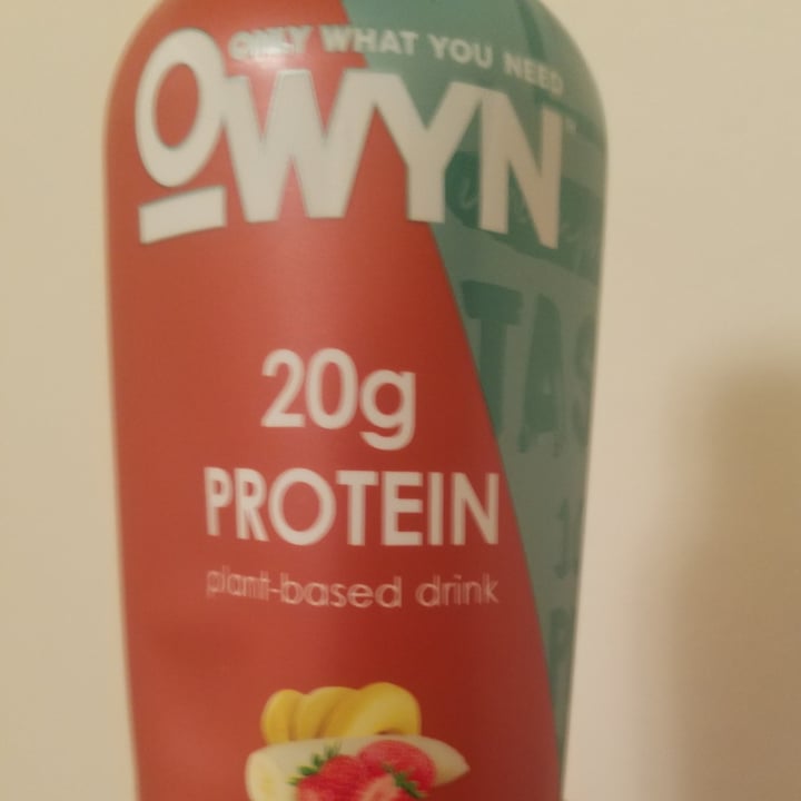 photo of OWYN Owyn Strawberry banana Plant Based Drink shared by @doglover1 on  01 Jul 2021 - review