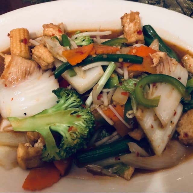 Photo of the dish “Deluxe Vegetables w/ Tofu”