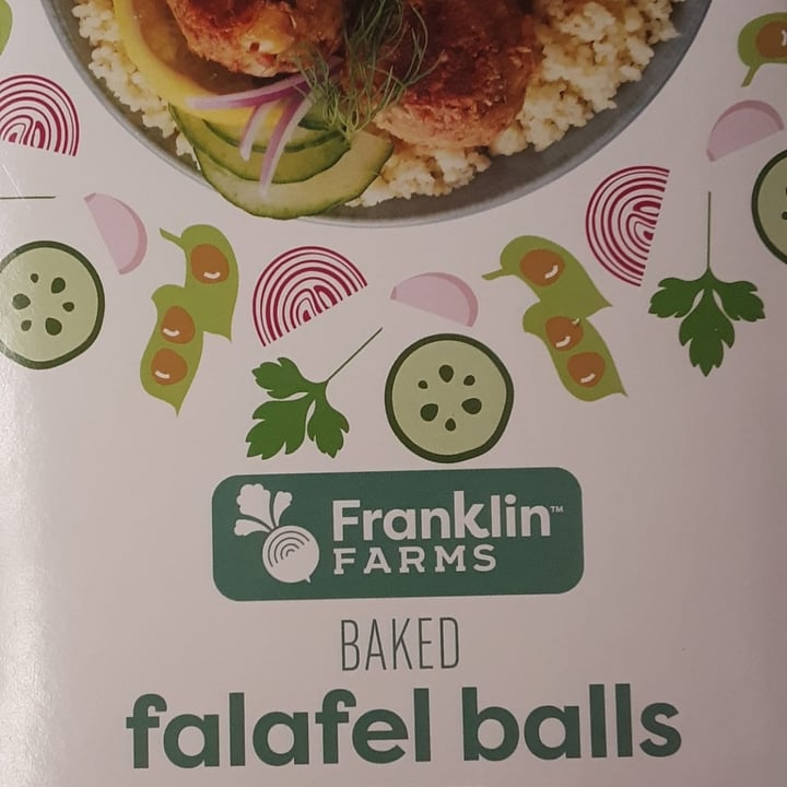 photo of Franklin Farms Baked Falafel Balls shared by @veganbylucianabene on  10 Aug 2022 - review