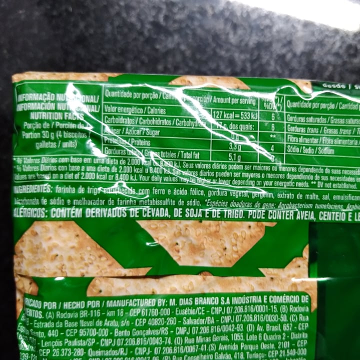 review photo of Piraquê Biscoito Água e Gergelim shared by @acordeumtriz on 11 Oct 2021 - review