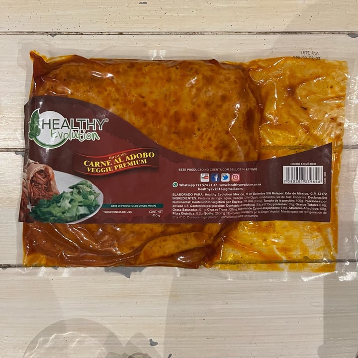 photo of Healthy Evolution Carne al Adobo shared by @canica on  02 Jan 2022 - review