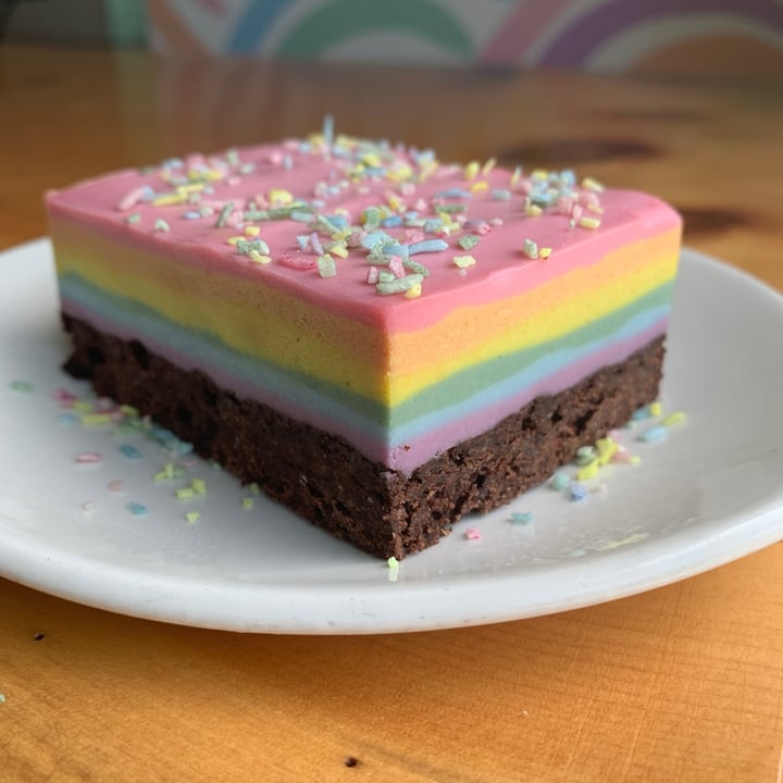review photo of Bliss Kitchen Rainbow Cheesecake Brownie shared by @broghen on 03 Jun 2021 - review