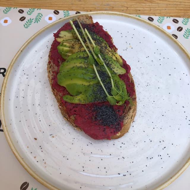 Foto do prato “very vegan toast”