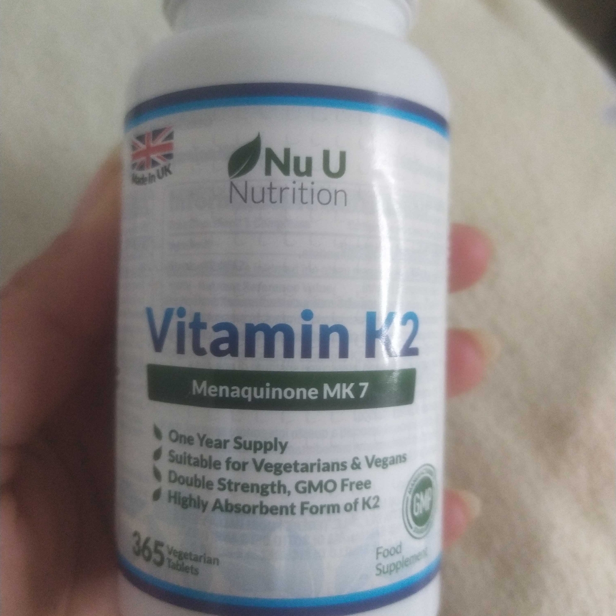 Nu U Nutrition Vitamina K2 Reviews | abillion
