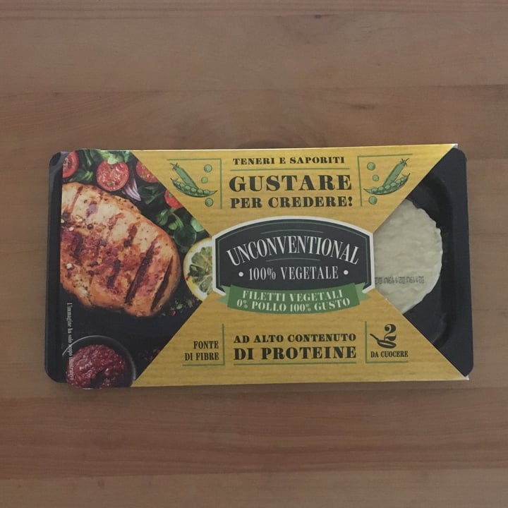 photo of Unconventional Filetti Vegetali 0% Pollo 100% Gusto - Plant Based Fillet shared by @annamarias on  06 Jun 2022 - review