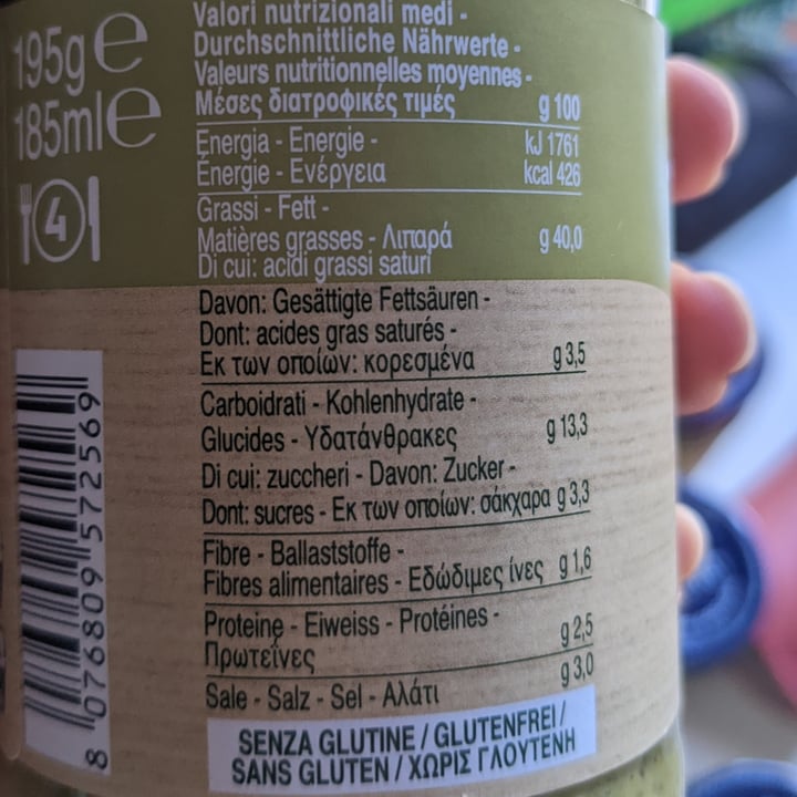 photo of Barilla Pesto Basilico Vegan shared by @serelop on  07 Jul 2022 - review