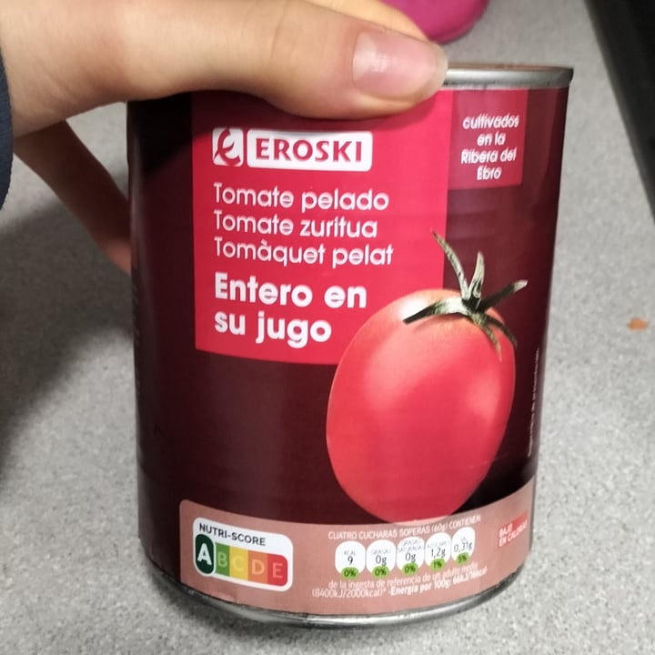 photo of Eroski Tomate entero en su jugo shared by @annamasana on  19 Apr 2022 - review