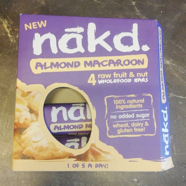 photo of Nākd. Almond Macaroon shared by @lindav on  20 Jul 2022 - review