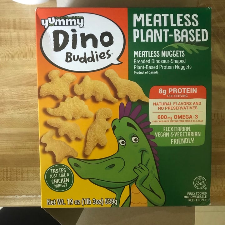photo of Dino Buddies Meatless plant based nuggets shared by @kanderson5 on  28 Jun 2021 - review