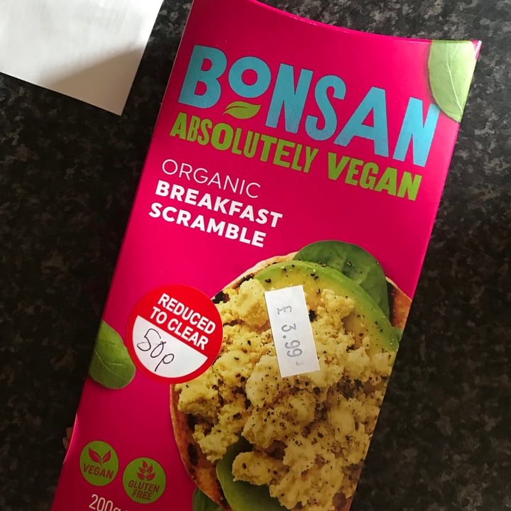 photo of Bonsan Organic Breakfast Scramble shared by @kirstend94 on  11 Jul 2020 - review
