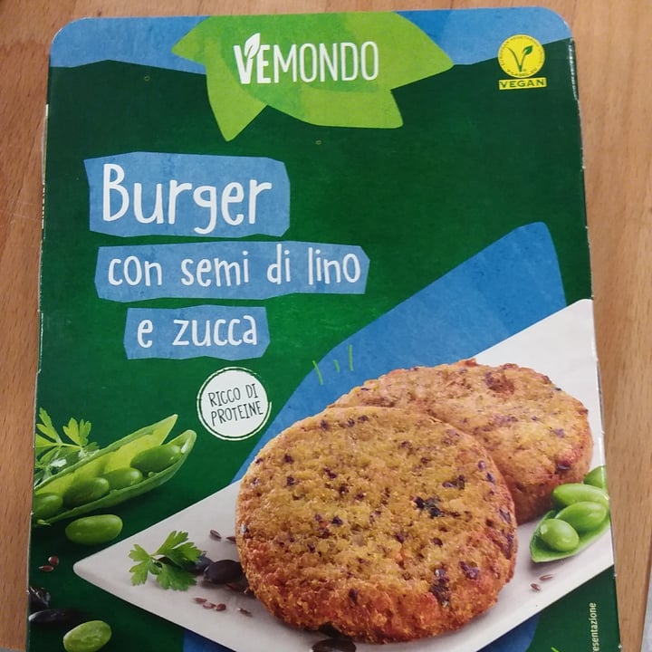 review photo of Vemondo 2 burger con semi di lino e zucca shared by @seresere on 12 Apr 2022 - review