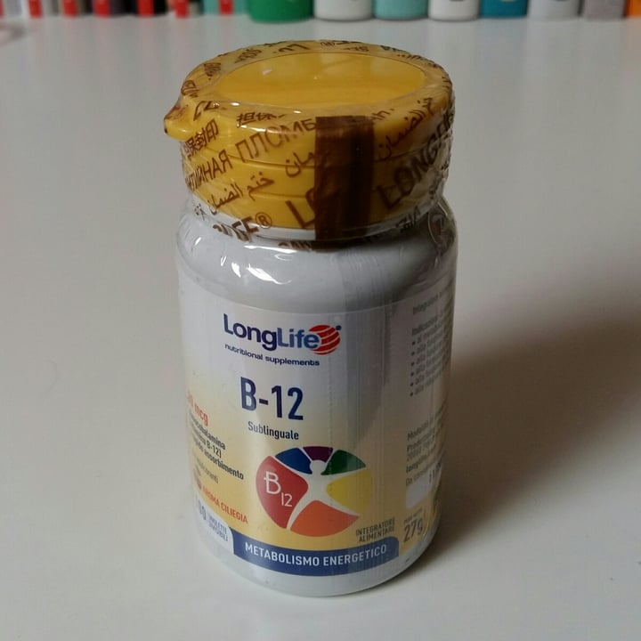 photo of Longlife B-12 1000 mcg shared by @paolavegan on  27 Apr 2022 - review