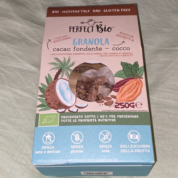 photo of Perfect Bio Granola Cacao Fondente E Cocco shared by @stelstel on  19 Jul 2022 - review