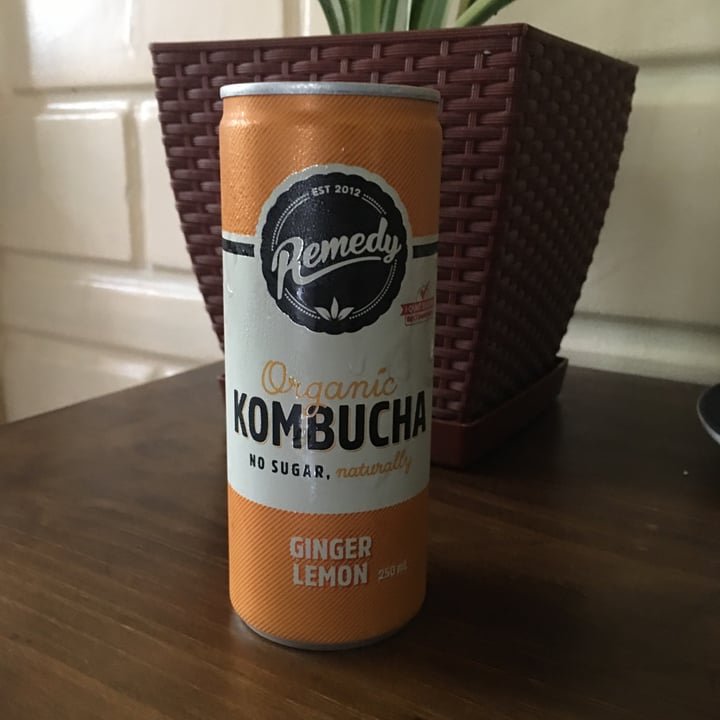 photo of Remedy Ginger Lemon Kombucha shared by @iamavegan-er on  28 Oct 2021 - review