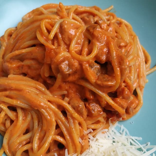 菜肴“Amatriciana veg”的照片