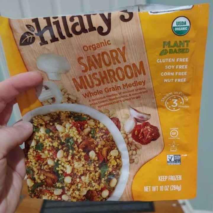 review photo of Hilary's Savory Mushroom Millet Medley shared by @pchandakham on 29 May 2021 - review