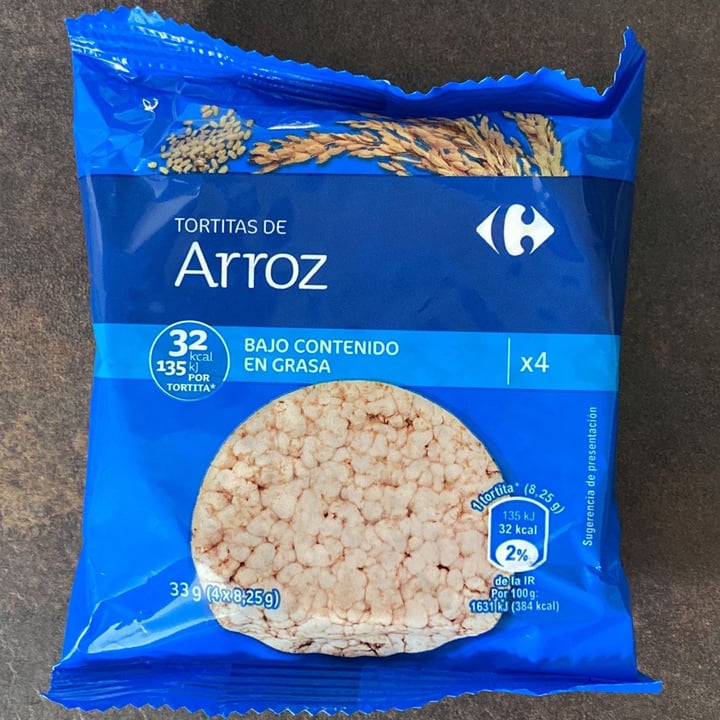 photo of Carrefour Tortitas de arroz shared by @andrius on  16 Mar 2022 - review