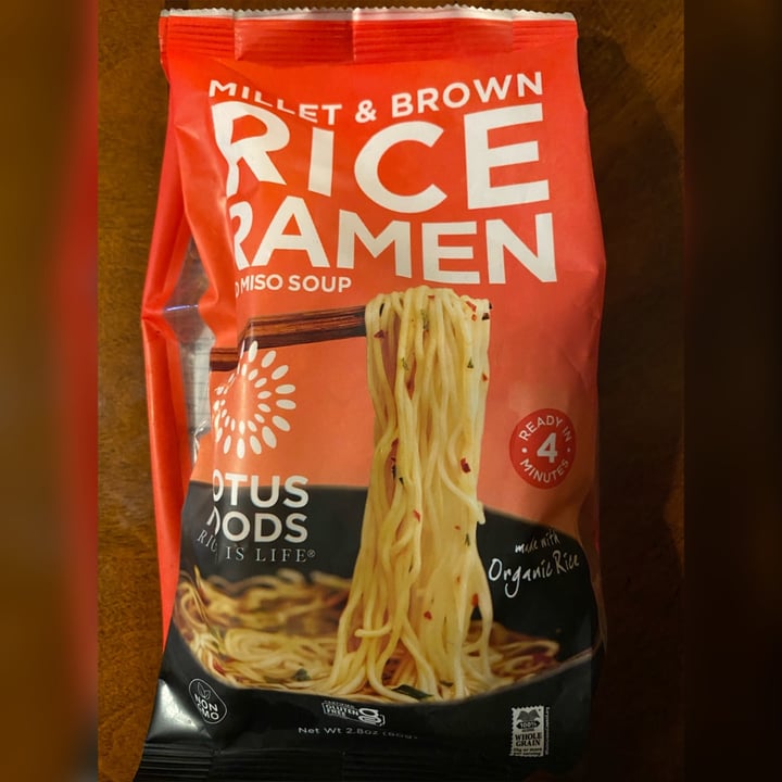 photo of Lotus Foods Millet and Brown Rice Ramen shared by @merelymarlo on  28 Aug 2022 - review