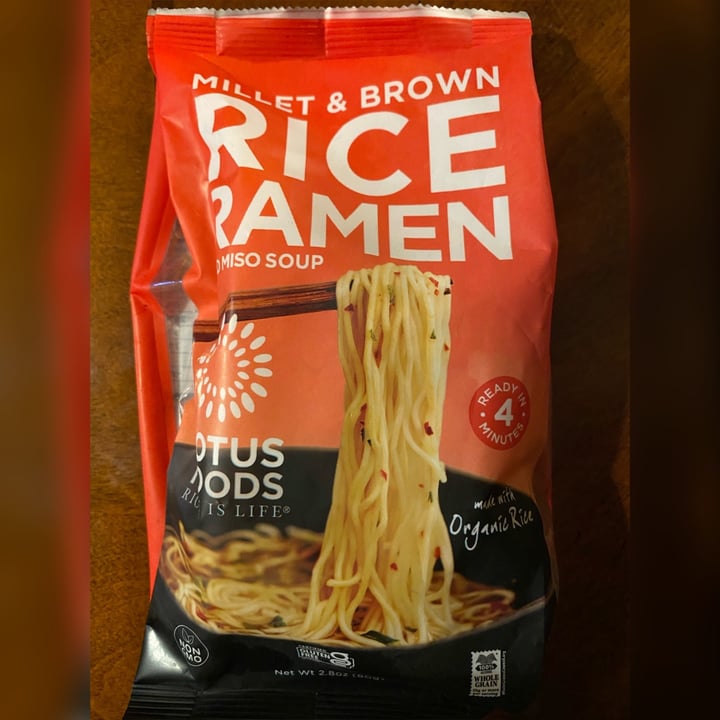 review photo of Lotus Foods Millet and Brown Rice Ramen shared by @merelymarlo on 28 Aug 2022 - review