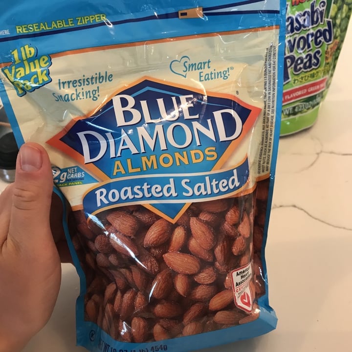 review photo of Blue Diamond Roasted salted almonds shared by @oylerhome on 04 Apr 2020 - review