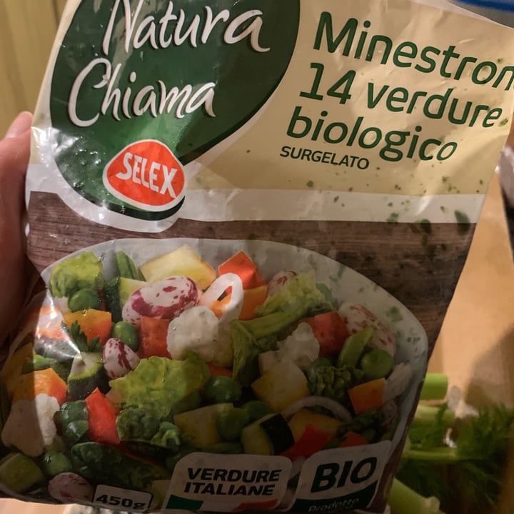 photo of Natura chiama selex Minestrone 14 verdure biologico surgelato shared by @margherita19 on  23 Mar 2022 - review