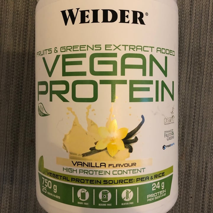 photo of Weider Vegan Protein (Vanilla) shared by @neil on  23 Oct 2020 - review