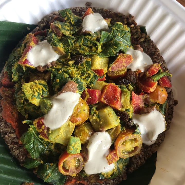 photo of The Seeds of Life Indian Pizza shared by @littleredmushroom on  04 Aug 2022 - review