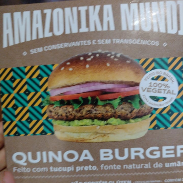 photo of Amazonika mundi Quinua Burguer shared by @pmbfaria on  26 Jul 2022 - review