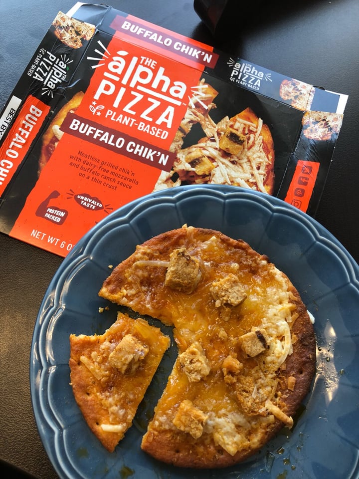 photo of Alpha Foods Buffalo Chik’n alpha Pizza shared by @parifairie on  09 Jul 2019 - review